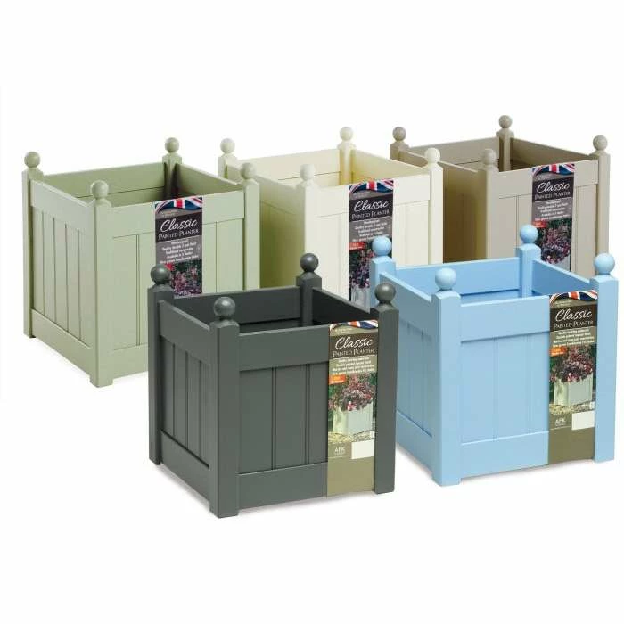 46cm Timber Heritage Sage Green Classic Planter 2 46cm Timber Heritage Sage Green Classic Planter - Image 2