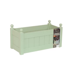 66cm Timber Heritage Sage Green Classic Trough Planter