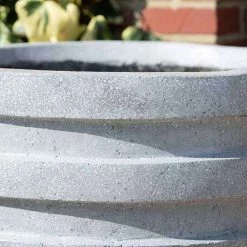 Round Double Rimmed 80cm Handmade Fiberstone Planter in Grey - Exclusive to Primrose 9 Round Double Rimmed 80cm Handmade Fiberstone Planter in Grey - Exclusive to Primrose -Cheap PLANTERS Store PP27GRY 3 9ab1