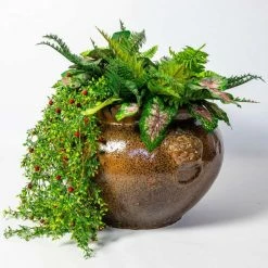 H48cm Ceramic Washed Bowl Planter -Cheap PLANTERS Store PP2929BR add image 4 a5c9