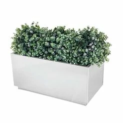 60cm Zinc Galvanised Kick-Bottom Trough Planter in Silver by Primrose™ -Cheap PLANTERS Store PP3007S add image 4 40b1