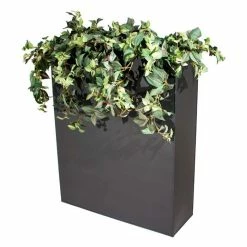 H90cm Black Zinc Tall Trough Planter with Insert - By Primrose™ 9 H90cm Black Zinc Tall Trough Planter with Insert - By Primrose™ -Cheap PLANTERS Store PP3009 add image 2 8685
