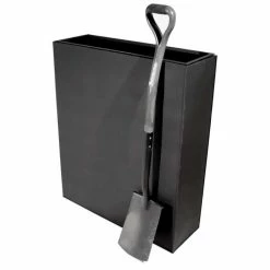 H90cm Black Zinc Tall Trough Planter with Insert - By Primrose™