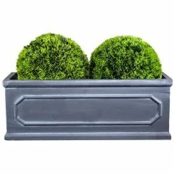 61cm Kensington Lead Effect Framed Trough Planter -Cheap PLANTERS Store PP3022 add image 1 9b95