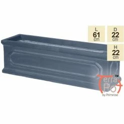 61cm Kensington Lead Effect Framed Trough Planter -Cheap PLANTERS Store PP3022 add image 4 4f72