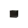 40cm Poly Resin Cube Planter in Black