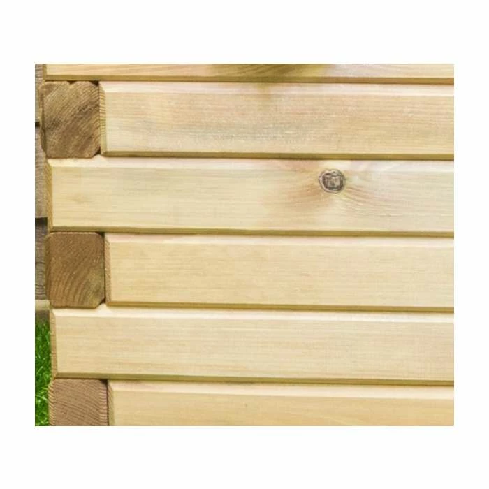 60cm Large Wooden Pine Raised Cube Planter 3 60cm Large Wooden Pine Raised Cube Planter - Image 3