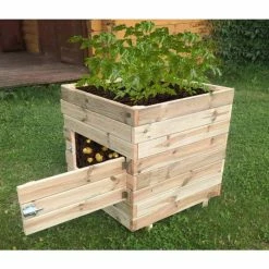 60cm (23in) Square Potato Planter with door by Zest®