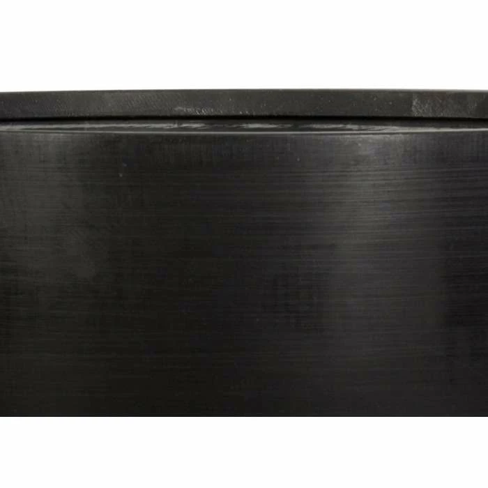 D32cm Light Polystone Large Egg Shape Planter in Black 2 D32cm Light Polystone Large Egg Shape Planter in Black - Image 2