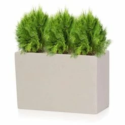 50cm Light Polystone Large Trough in White -Cheap PLANTERS Store PP3932 add image 2 e16f