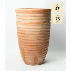 H75cm Terracotta Tapered Cylinder Planter -Cheap PLANTERS Store PP3958 main image 82f0