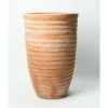 H75cm Terracotta Tapered Cylinder Planter