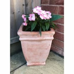 H49cm Terracotta Tapered Cube Planter -Cheap PLANTERS Store PP3974 add image 3 cc6d