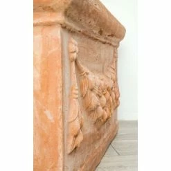 W80cm Large Terracotta Trough With Detail 9 W80cm Large Terracotta Trough With Detail -Cheap PLANTERS Store PP3978 add image 2 f08b