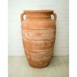 H75cm Terracotta Athenaian Vase Shape Planter