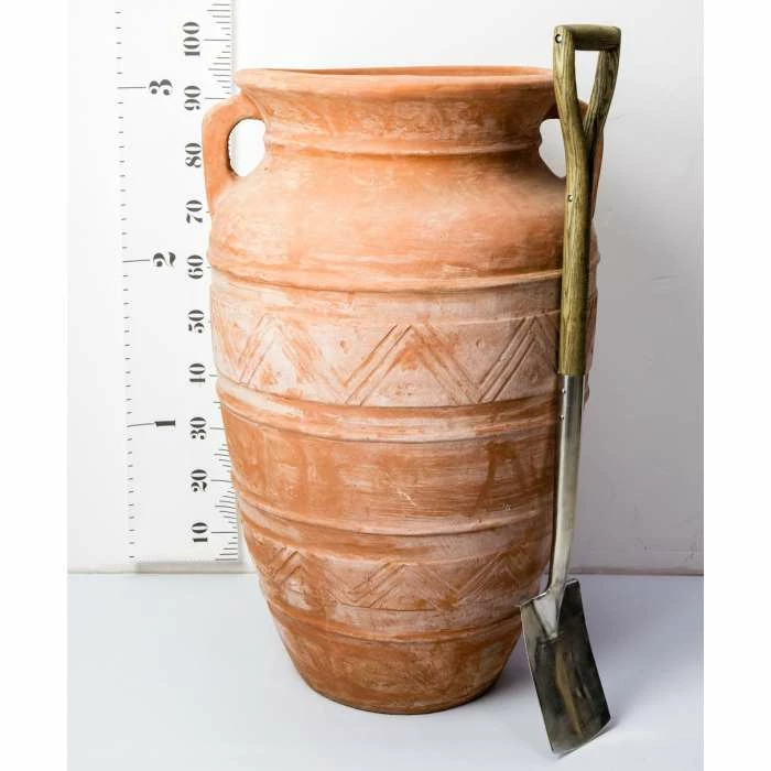 H100cm Terracotta Athenaian Vase Shape Planter 4 H100cm Terracotta Athenaian Vase Shape Planter - Image 4