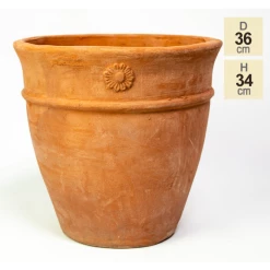 D36cm Round Terracotta Planter -Cheap PLANTERS Store PP3983 main image 5bc1