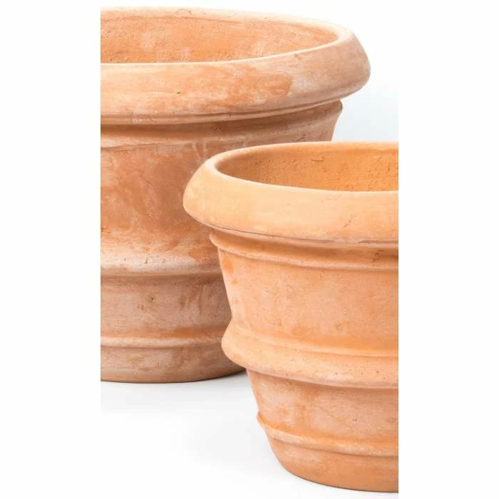 D34.5cm Terracotta Rolled Rim Planter 2 D34.5cm Terracotta Rolled Rim Planter - Image 2