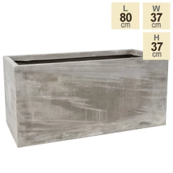 80cm Fibrecotta Large Cement Trough Planter -Cheap PLANTERS Store PP4040L main image 7bbe