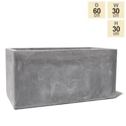 60cm Fibrecotta Medium Cement Trough Planter -Cheap PLANTERS Store PP4040M main image 1177