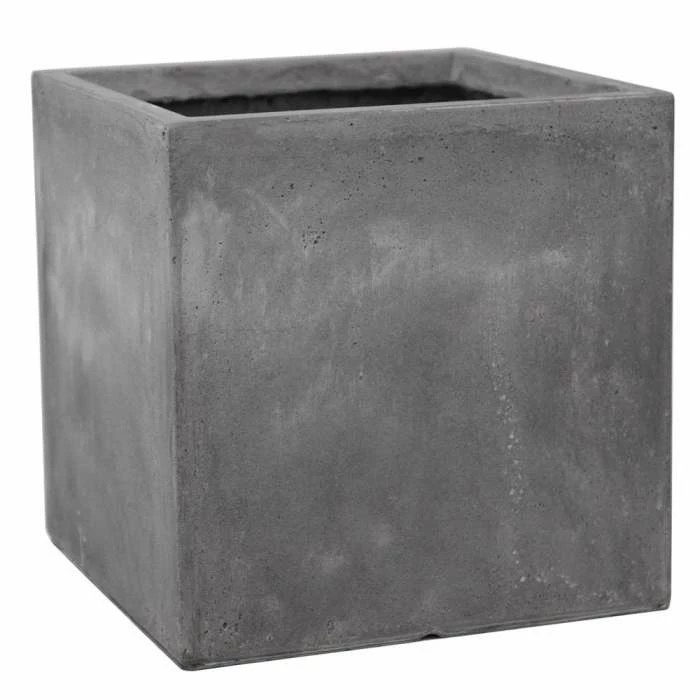40cm Fibrecotta Cement Large Cube Planter 1 40cm Fibrecotta Cement Large Cube Planter
