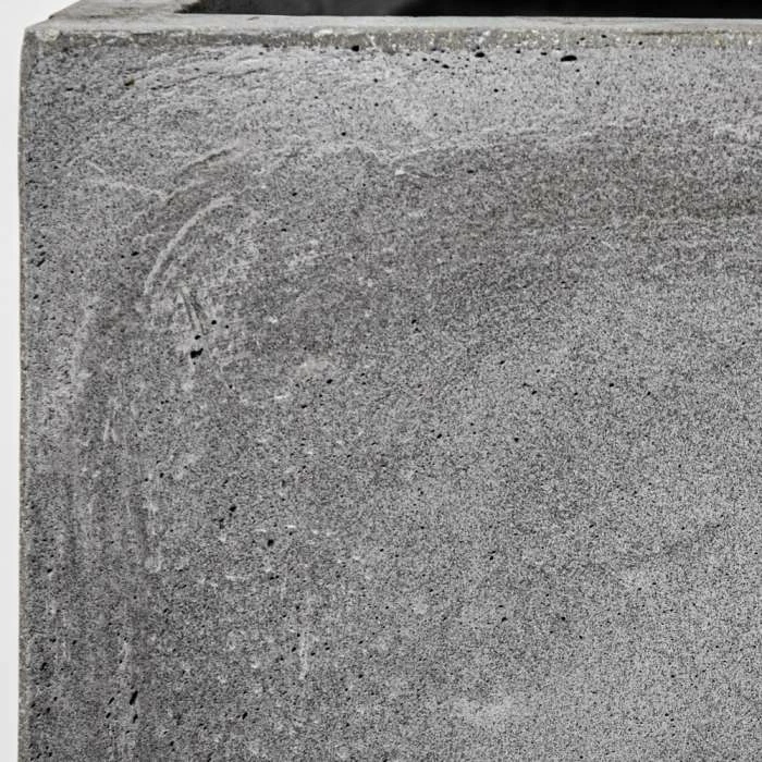 40cm Fibrecotta Cement Large Cube Planter 3 40cm Fibrecotta Cement Large Cube Planter - Image 3