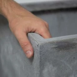 40cm Fibrecotta Cement Large Cube Planter 10 40cm Fibrecotta Cement Large Cube Planter -Cheap PLANTERS Store PP4041L add image 4 cfc4