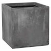 30cm Fibrecotta Medium Cement Cube Pot