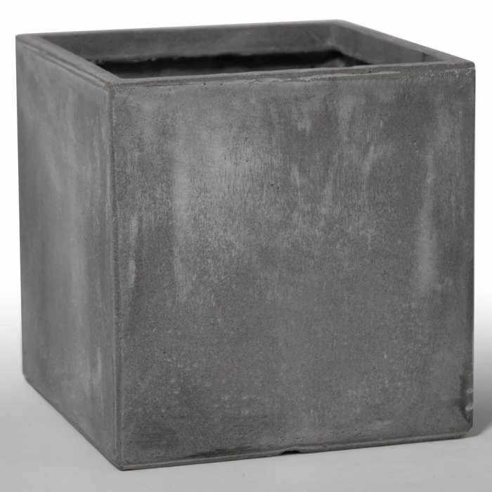 30cm Fibrecotta Medium Cement Cube Pot 2 30cm Fibrecotta Medium Cement Cube Pot - Image 2