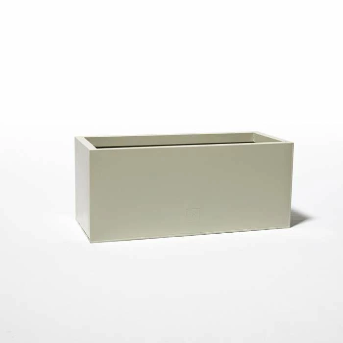 75cm Trough Zinc Ivory Textured Dipped Galvanised Planter 3 75cm Trough Zinc Ivory Textured Dipped Galvanised Planter - Image 3