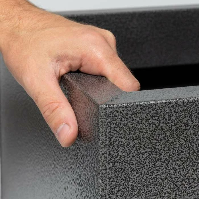 60cm Cube Zinc Silver & Black Textured Dipped Galvanised Planter 1 60cm Cube Zinc Silver & Black Textured Dipped Galvanised Planter