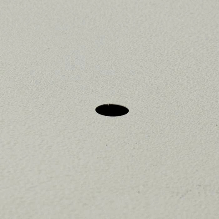 70cm Flared Square Zinc Ivory Textured Dipped Galvanised Planter 3 70cm Flared Square Zinc Ivory Textured Dipped Galvanised Planter - Image 3