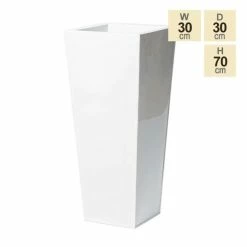 70cm Flared Square Zinc White Gloss Dipped Galvanised Planter 7 70cm Flared Square Zinc White Gloss Dipped Galvanised Planter -Cheap PLANTERS Store PP40774 6e94
