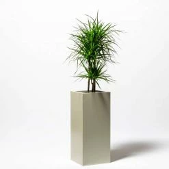 H100cm Tall Cube Zinc Dipped Galvanised Planter -Cheap PLANTERS Store PP40776 add image 4 16b2