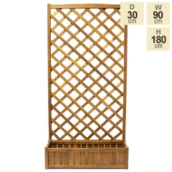 180cm Trough With Trellis Hardwood Planter -Cheap PLANTERS Store PP40790 main image f222