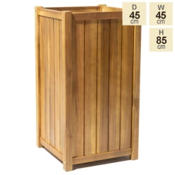 85cm Tall Cube Wooden Planter -Cheap PLANTERS Store PP40794 main image 0d50