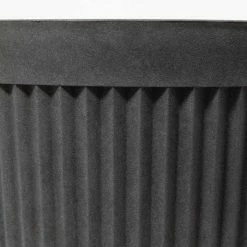 60cm Tall Round Grey Textured Planter 7 60cm Tall Round Grey Textured Planter -Cheap PLANTERS Store PP40819 add image 2 1e15