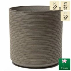 35cm Cylinder Patterned Planter