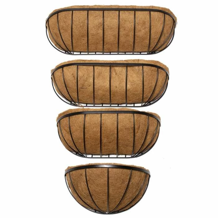 41.6cm Wire Wall Basket with Coco Liner 3 41.6cm Wire Wall Basket with Coco Liner - Image 3