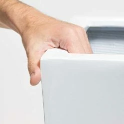 90cm White Gloss Polystone Tall Flared Planter -Cheap PLANTERS Store PP40880 add image 2 a530