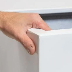 40cm White Gloss Polystone Cube Planter 8 40cm White Gloss Polystone Cube Planter -Cheap PLANTERS Store PP40905 add image 2 b343