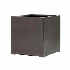 40cm Metallic Grey Polystone Cube Planter 7 40cm Metallic Grey Polystone Cube Planter -Cheap PLANTERS Store PP40907 add image 1 733b
