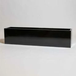 150cm Black Gloss Polystone Low Trough Planter 5 150cm Black Gloss Polystone Low Trough Planter -Cheap PLANTERS Store PP40976 add image 1 a4d6