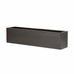 150cm Metallic Grey Polystone Low Trough Planter -Cheap PLANTERS Store PP40977 add image 1 be8a