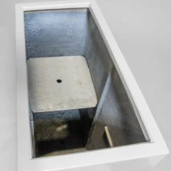 80cm White Gloss Polystone High Trough Planter -Cheap PLANTERS Store PP40990 add image 2 ee3c