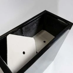80cm Black Gloss Polystone High Trough Planter -Cheap PLANTERS Store PP40991 add image 2 cd9d
