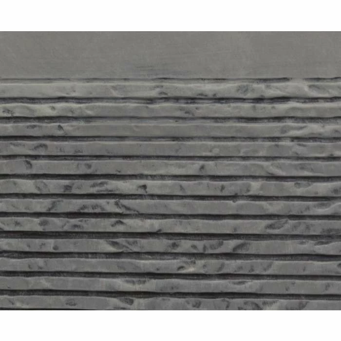 H23cm Small Light Grey Fibrecotta Brick Design Cube Pot - By Primrose™ 2 H23cm Small Light Grey Fibrecotta Brick Design Cube Pot - By Primrose™ - Image 2