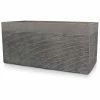 1m Extra Large Light Grey Fibrecotta Brick Design Trough Planter - By Primrose™