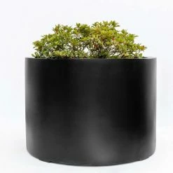 1m Jumbo Stone Composite Low Cylinder Planter in Black 6 1m Jumbo Stone Composite Low Cylinder Planter in Black -Cheap PLANTERS Store PP5022BJ add image 2 bfd7