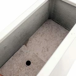 H72cm Large Stone Composite Tall Trough Planter in White -Cheap PLANTERS Store PP5023WPL add image 2 4ccf